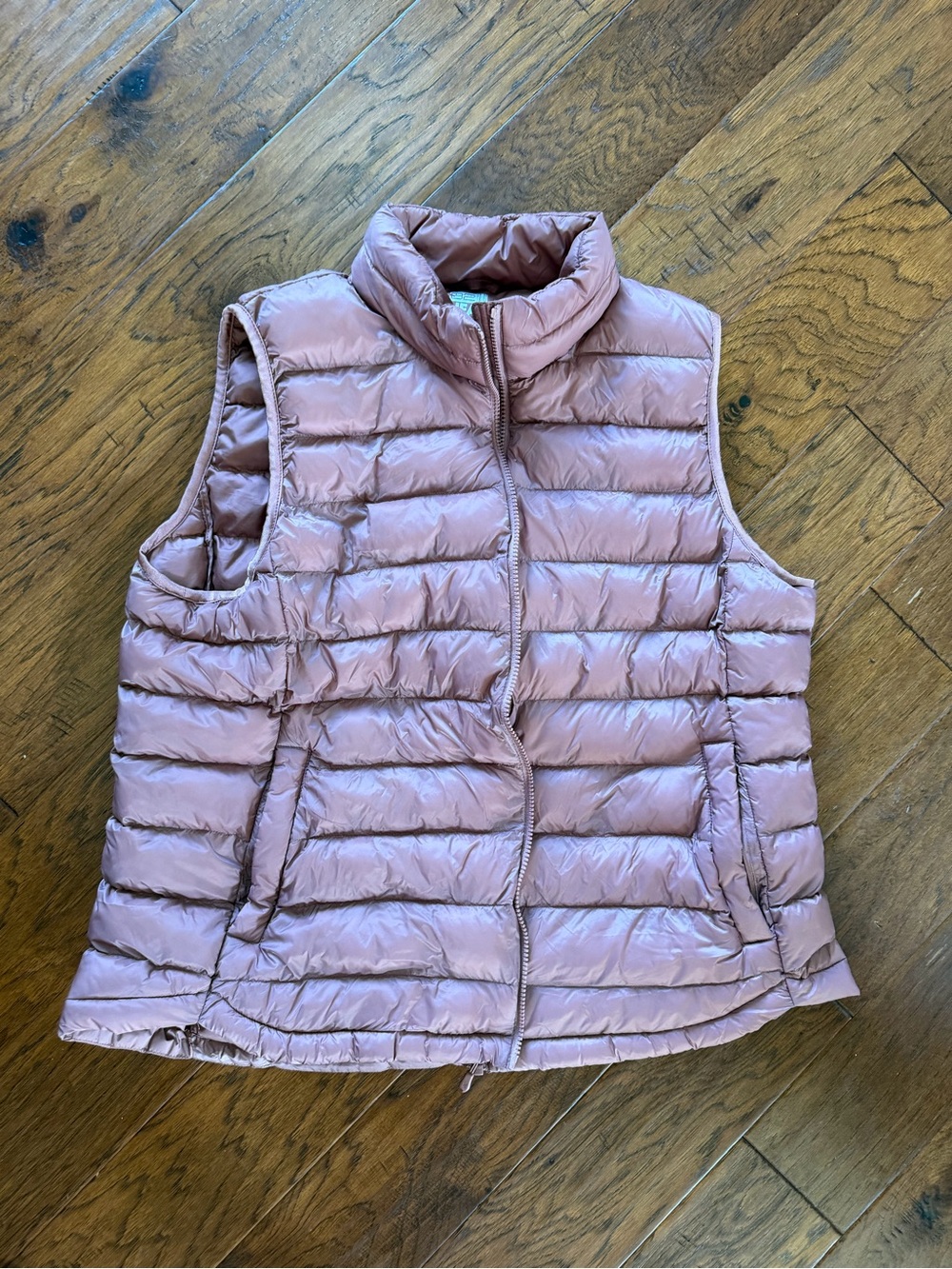 32 Degrees Dusty Rose Quilted Puffer Vest